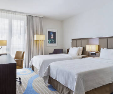 The generously sized rooms provide plenty of space to relax.