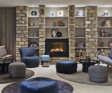 Modern interiors and a cozy atmosphere make you feel at home from the moment you arrive.
