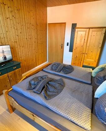 The bright and simply furnished rooms offer modern comfort and a peaceful place to relax.