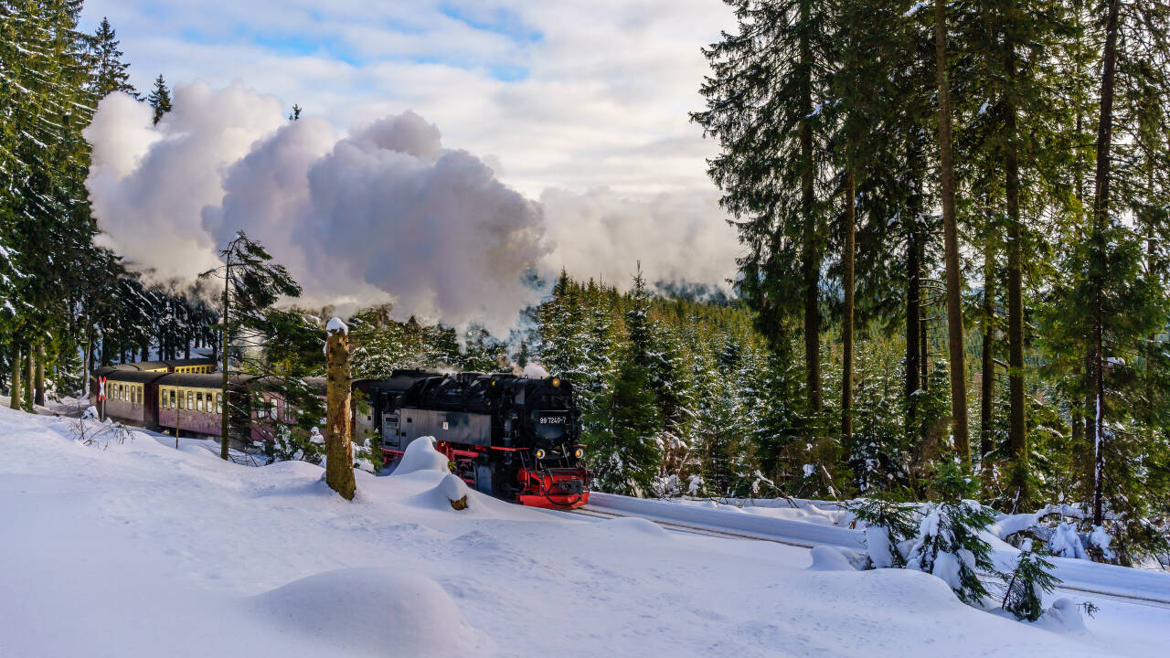 Bo på moos & morgenrot och upplev mysiga vinterdagar i Harz, med skidbackar och nostalgiska tågutflykter till Brocken alldeles i närheten.