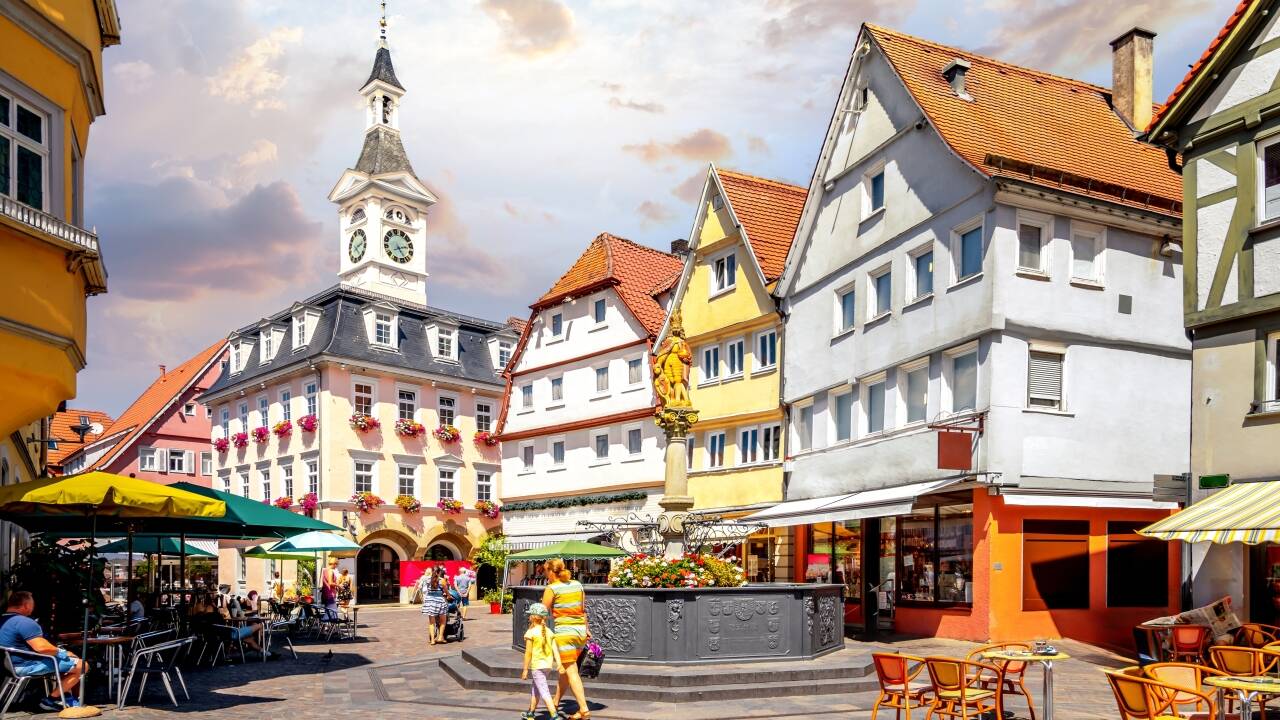 Discover Aalen's welcoming old town just a short walk away from Piazza Hotel & Restaurant.