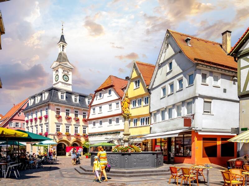 Discover Aalen's welcoming old town just a short walk away from Piazza Hotel & Restaurant.