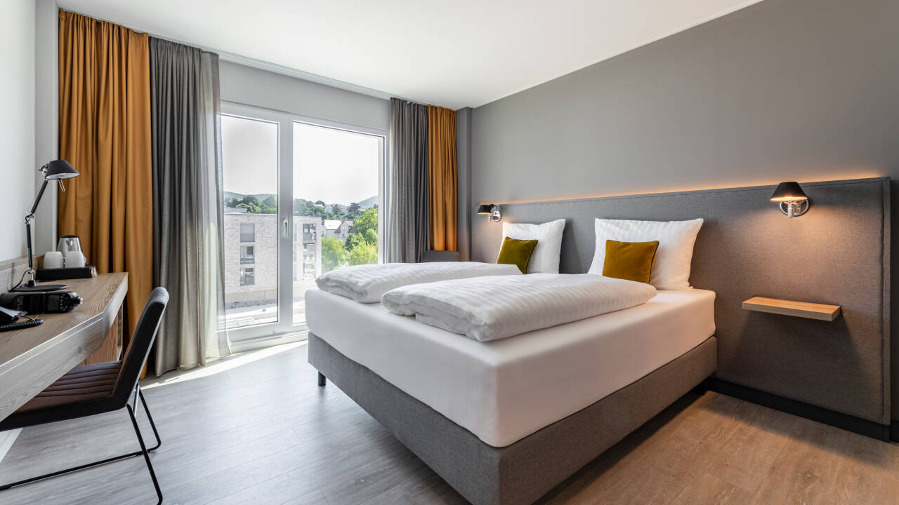 The modern rooms feature stylish furnishings with everything you need during your stay.