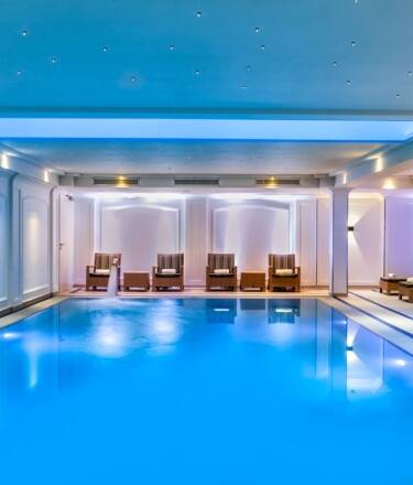 Unwind in the wellness area with an indoor pool, sauna, steam bath and modern fitness centre after sightseeing.