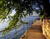 Gå en tur langs en af ​​de smukkeste promenader på Adriaterhavskysten, Lungomare promenaden, en 12 km lang uforstyrret sti, der forbinder alle byerne på Opatija Riviera.