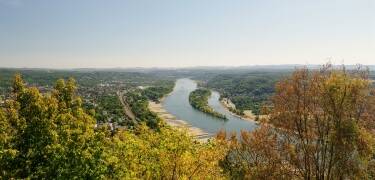 The nearby Rhine is a lovely spot for a leisurely stroll.