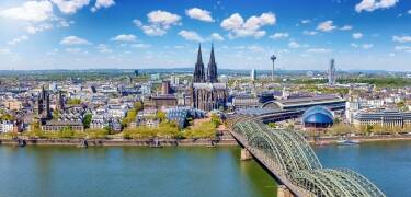 Cologne offers a magnificent Gothic cathedral, traditional breweries and an old town overlooking the Rhine.