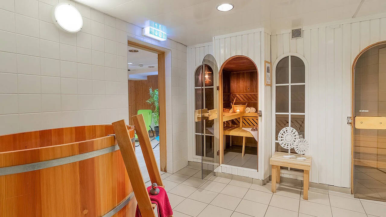 After a day of exploring, take some time to relax in the hotel’s sauna, available for an additional fee.