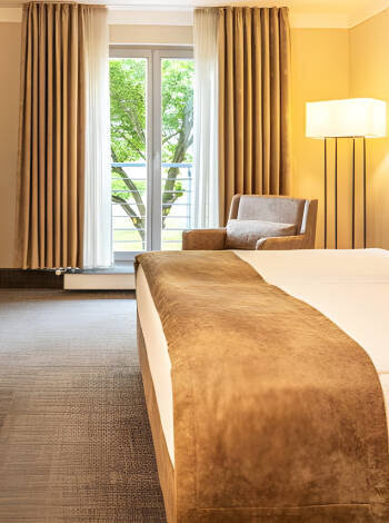 Das Hotel ist modern eingerichtet und bietet viel Platz, um seine Beine nach einem langen Tag auszuruhen.
