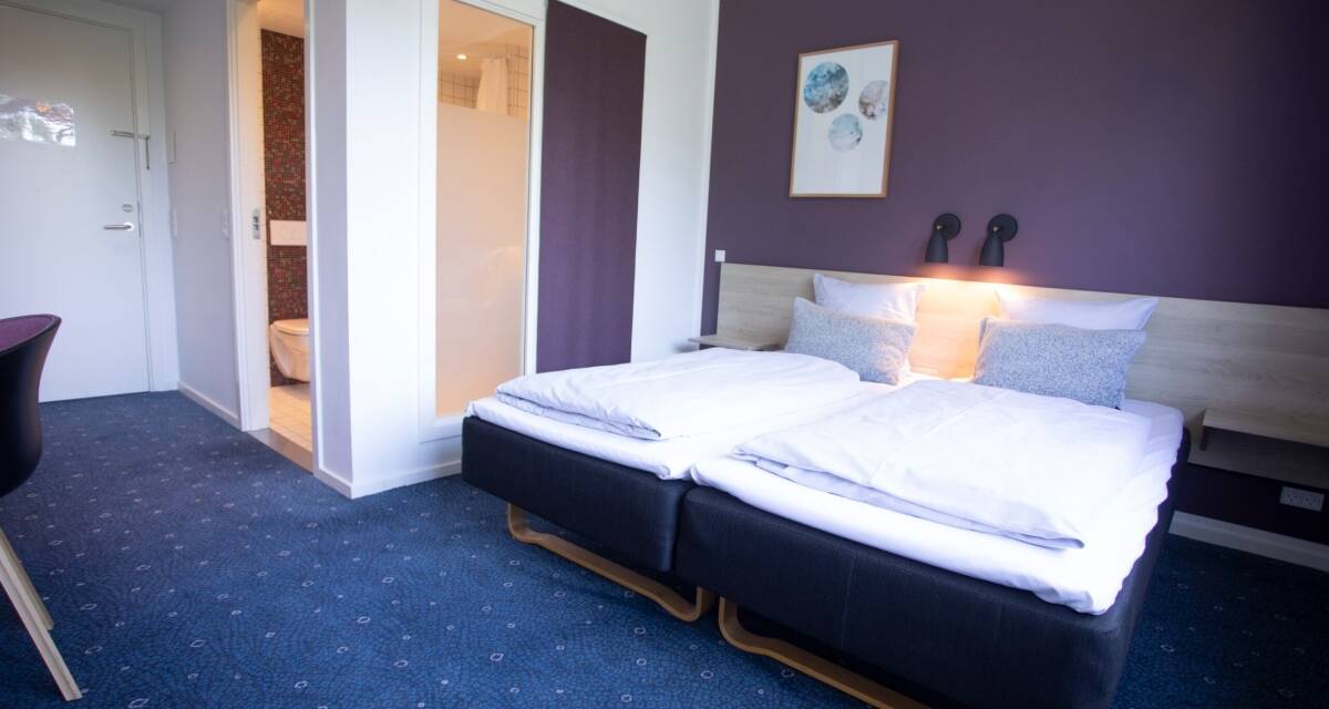 Superior-Doppelzimmer mit Fjordblick