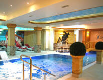 Med fri tillgång till pool, bubbelpool och ångbastu är detta hotell idealt för en spahelg.