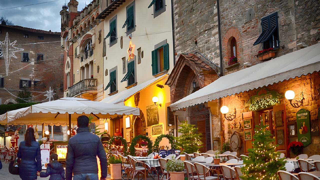 Italien hat ein speziellen Charme und Sie können es auf den Straßen von Montecatini Terme erleben