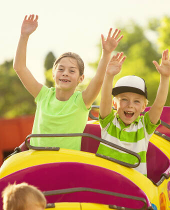 Take the whole family to Djurs Sommerland, just 25 minutes' drive from Kysthotellet
