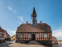 Head to Ebeltoft and enjoy a stroll around the town's cosy, cobbled streets.