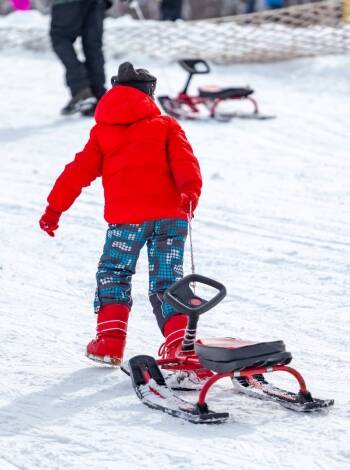 Om vintrarna kan hela familjen roa sig i skidområdet, Mullsjö Alpin, som ligger runt hörnet från hotellet.