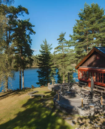 In summer, you can swim in Lake Mullsjön, and there are several beautiful hiking trails right near the hotel.