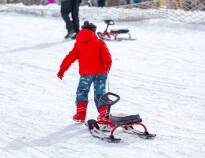 Om vinteren kan hele familien nyde godt af skiområdet, Mullsjö Alpin, som nærmest ligger lige om hjørnet fra hotellet!