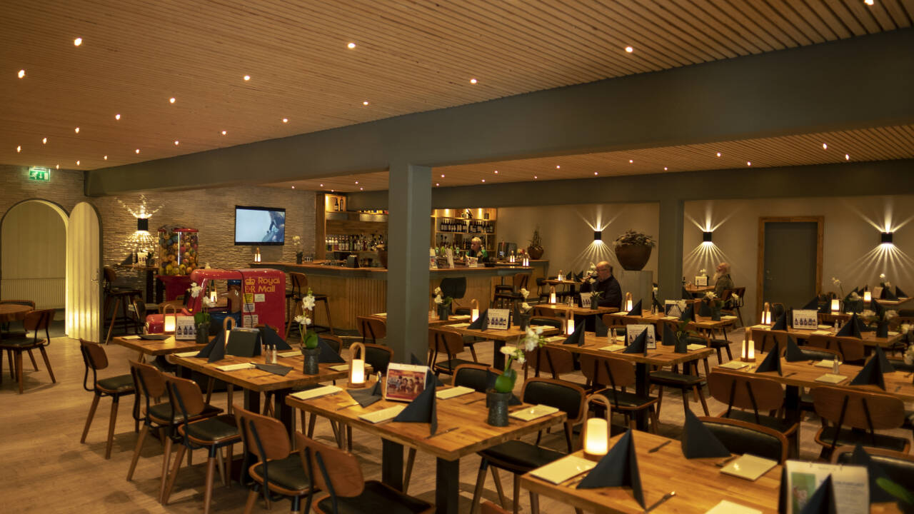 The modern decorated restaurant offers traditional Danish food. Here you can enjoy your dinner.