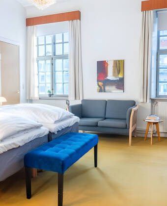 Du bor på et værelse med moderne faciliteter, hvor flere har privat spa og sauna.