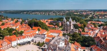 During your stay, explore this lovely town and visit the nearby Mønsted Limestone Mines.