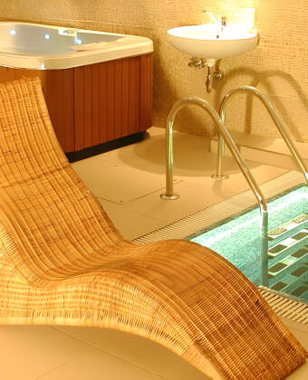 The hotel has a small wellness area with a sauna, hot tub and outdoor pool. Relax after a long day in Prague.