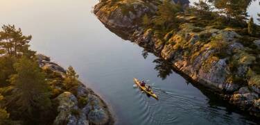 Opplev direkte tilgang til kajakk, båtliv og uforglemmelige naturopplevelser ved vakre Oslofjorden.