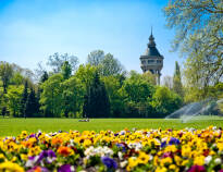 Die wunderschöne Margaret Island ist nur wenige Minuten vom Hotel entfernt.