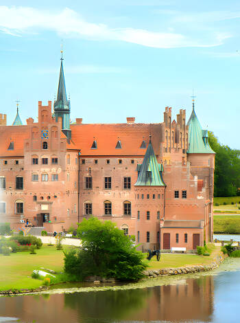 Gå på utflukt og oppdag Fyns mest populære attraksjon, Egeskov slott.