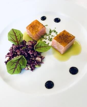 At Agersø Kro, guests can experience refined gastronomy where every dish is prepared with care and passion.