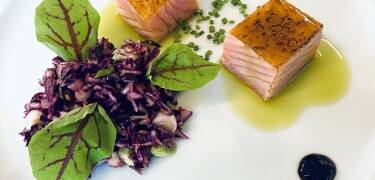 At Agersø Kro, guests can experience refined gastronomy where every dish is prepared with care and passion.