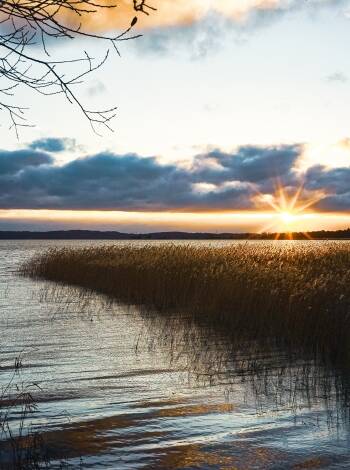 From Frederiksværk you can take a boat trip on Denmark's largest lake, Arresø