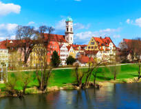 Regensburg er på UNESCOs liste over verdens kulturarv. Nyd en dejlig dag med slentreture rundt i byens smukke gamle bydel.