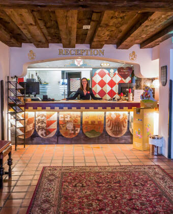 The historical atmosphere and the knowledge of the history of the building makes the Hotel Schloss Rosenegg so special.