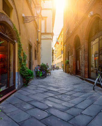 Enjoy a stroll through the history-filled streets, alleys and parks of Puccini's birthplace; charming Lucca.