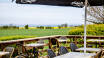 From the inn's terrace you can see the sea and the surrounding countryside while enjoying a refreshment!