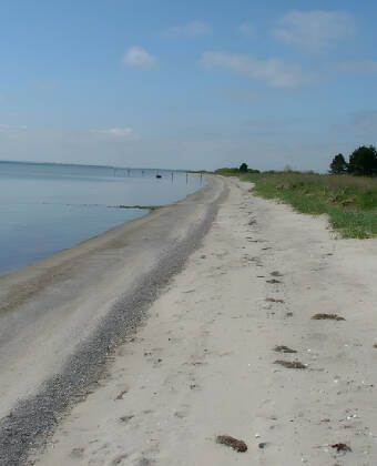 It's not far to the beach, where you can walk in the sand and take a refreshing dip in the sea