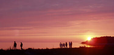 Walk around the island, feel the atmosphere of the harbour and enjoy the beautiful sunset by the sea.