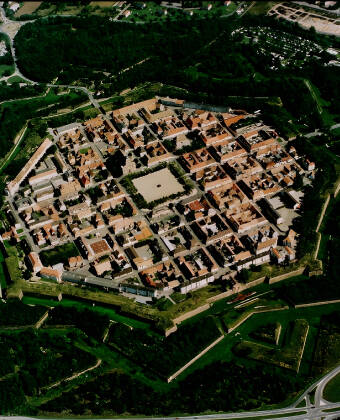 Neuf-Brisach has a unique town plan drawn up in 1698 by Vauban, who was military engineer to Louis XIV.