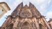 Upplev den fantastiska Sankt Vitus-katedralen, vars historia går tillbaka till 900-talet.