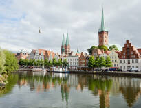 Besøg hansestaden Lübeck, med den gamle bydel, som er på UNESCO's liste over verdens kulturarv