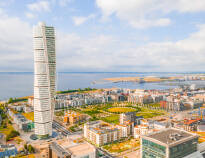 Malmö is full of varied possibilities - experience the amazing view from 'Turning Torso'.