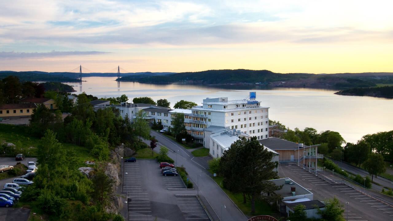 Førsteklasses spa-hotell i Uddevalla med fantastisk utsikt over Byfjorden