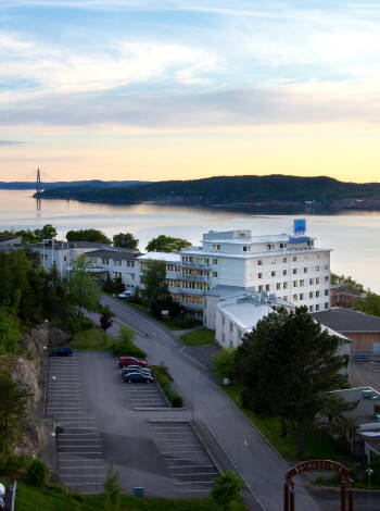 Førsteklasses wellnesshotel i Uddevalla med en fantastisk udsigt over fjorden.