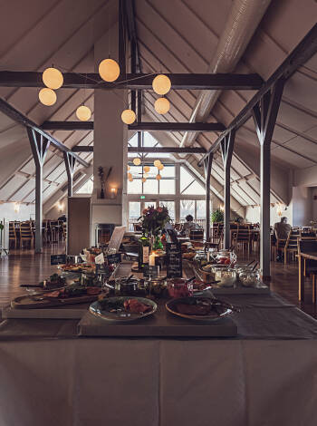 Hotellet har en trevlig restaurang där ni kan äta god mat tillagad från Smålands skafferi