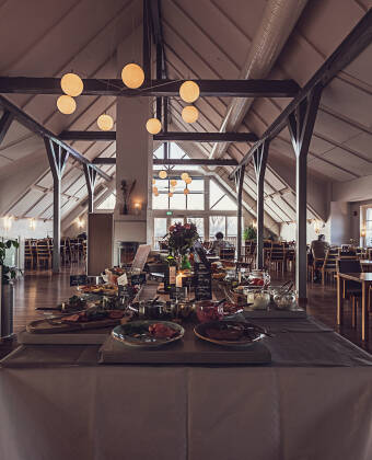 Hotellet har en trevlig restaurang där ni kan äta god mat tillagad från Smålands skafferi
