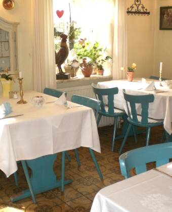 Hotel Herzog Friedrich ligger centralt i byen Friedrichstadt.