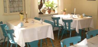 Hotel Herzog Friedrich ligger centralt i byen Friedrichstadt.