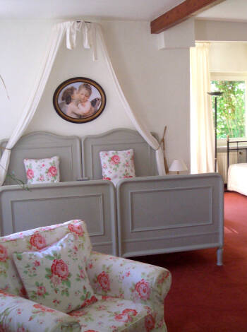 The hotel's cosy rooms are all individually decorated