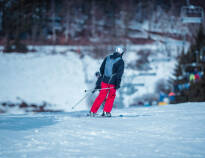 Winterberg's ski slopes are within easy reach for winter sports enthusiasts.