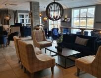 The hotel is tastefully decorated and here you can relax in the atmospheric bar and lounge area.